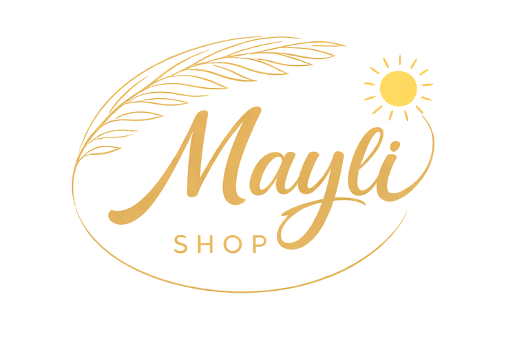 mayli shop logo minimal footer